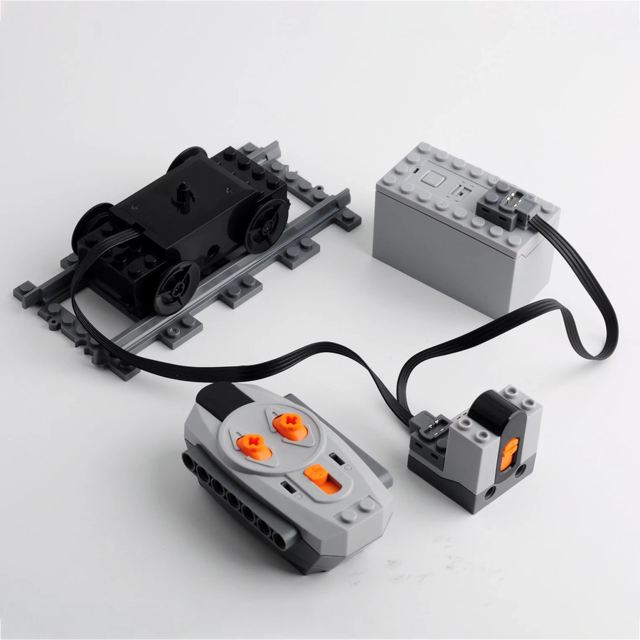 Stemedu Zugmotor 88002 MOC Power Functions Power Up, Bausteine, Schwarz - Bild 3