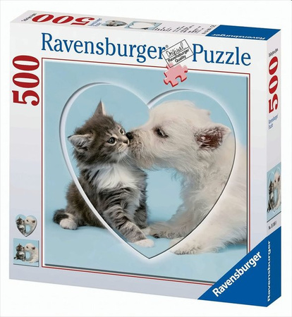 Ravensburger Küsschen Herzpuzzle, 500 Teile