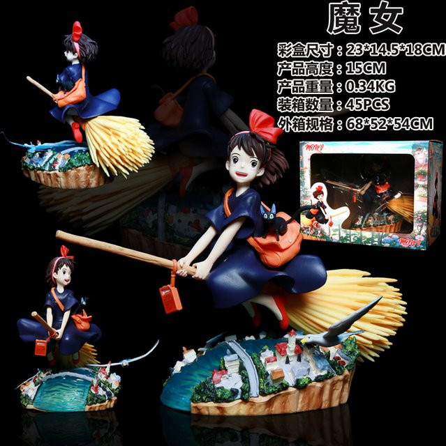 Bandai Anime Girl Qiqi Actionfigur als handgefertigtes Ornament für deine Tischdekoration, Höhe: 15,0 cm, Breite: 15,0 cm, Tiefe: 15,0 cm - Bild 1