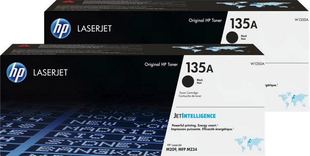HP 135A LaserJet Toner Schwarz 2er Pack für HP LaserJet M209DWe M209dw M234dw M234dwe M234sdwe - Bild 1