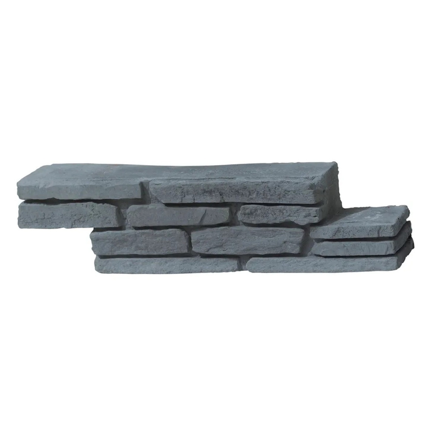Kann Ziermauer Madoc Vollblockstein Schiefergrau B/H/T: 47 x 14 x 10 cm - Bild 2
