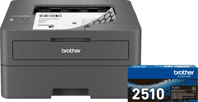 Brother HL-L2445DW Laserdrucker inklusive einem zusätzlichen schwarzen Toner - Bild 1