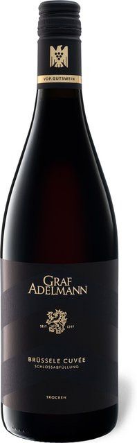 Graf Adelmann Brüssele Cuvée Schlossabfüllung VDP.Gutswein trocken Rotwein 2021 0,75 l - Bild 1