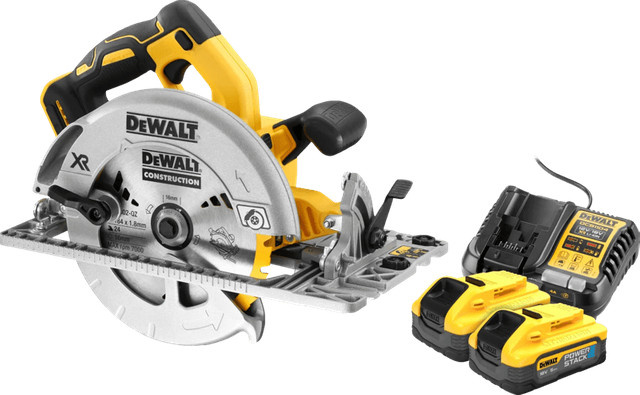 DeWalt DCS572NT-XJ POWERSTACK Akku Starterset mit 2x 5,0 Ah in Gelb - Bild 1