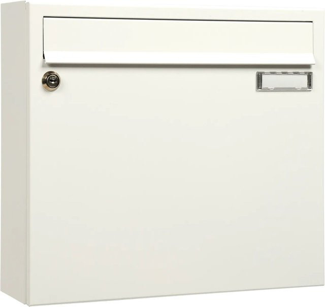 MEFA Briefkasten Sonate Weiß B: 33 cm, H: 37 cm, T: 10,8 cm - Bild 1