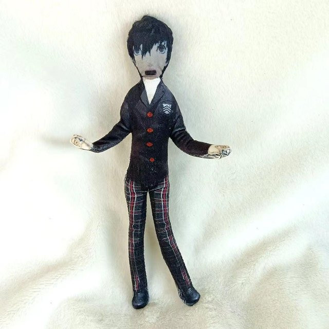 Yiran Health & Beauty Persona Amamiya Ren Cosplay Plüschpuppe, ab 6 Jahren - Bild 1
