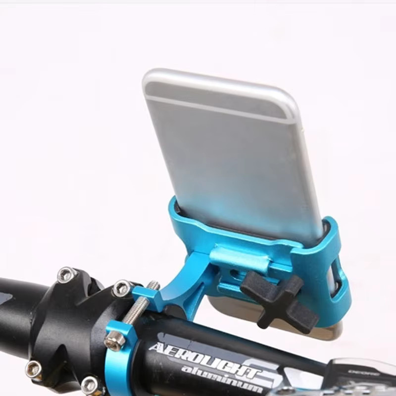 Motorrad- und Fahrrad-Handyhalterung aus Aluminiumlegierung in Schwarz mit 360 Grad Drehung und rutschfestem GPS-Clip für iPhone und Xiaomi - Bild 6