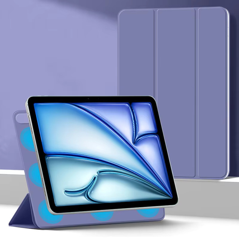 Smart Folio Hülle für Apple iPad Air 11 2024 M2, iPad Air 5, iPad 10. Generation, iPad Pro 11 und 12.9 in Orange - Bild 4