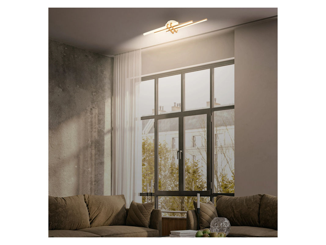 BRILONER LED Deckenleuchte LED Frame Eckprofil mit 3er Stab in Coffee und Warm Grey - Bild 3