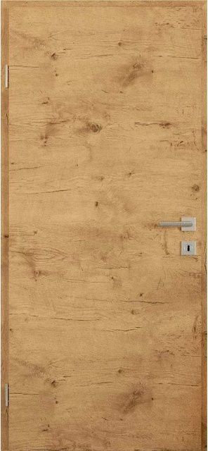 Zimmertür GetaDoor CPL Eiche Ferox in Braun, Anschlag Links, B: 86 cm, H: 198,5 cm - Bild 1
