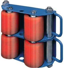 Noblelift Transportroller AS40-P 4 Tonnen in Blau aus Stahl, B/T/H: 23,0 x 27,0 x 11,0 cm - Bild 1