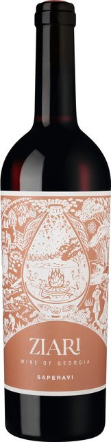 Ziari Saperavi Rotwein, Georgien Kakheti, 2024, trocken, 0,75 l - Bild 1