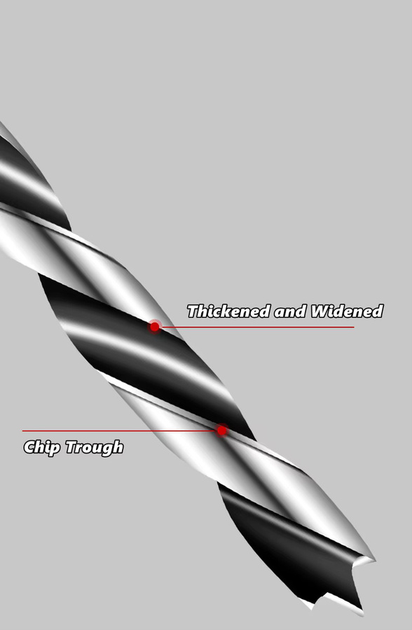 NIUXIANG Zentrierbohrer-Set für Holzbearbeitung, 3-20mm Dreipunkt-Spiralbohrer für Hartholz, Sperrholz und Kunststoff, Silber - Bild 5