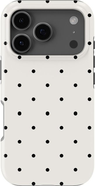 Clmj Timeless Noir Handyhülle für iPhone 17 16 15 14 13 12 11 Pro Max Plus X XS XR XS Max mit doppelschichtiger Rückseite in Schwarz und Weiß - Bild 1
