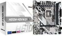 ASRock H610M-HDV/M.2+ D5 Mainboard micro ATX LGA1700 H610 Chipsatz DDR5 NVMe/M.2 USB-C Gigabit LAN Schwarz - Bild 2