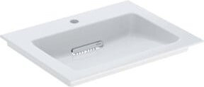 Geberit Möbelwaschtisch One in Weiß, rechteckig, Breite: 60 cm - Bild 1