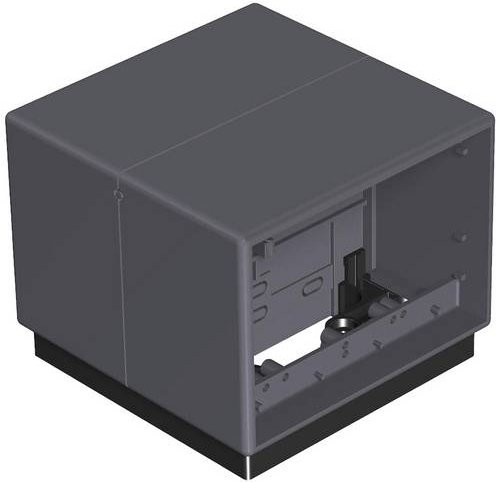OBO Bettermann Bodentank T4B 00C 7011 in Grau - Bild 1