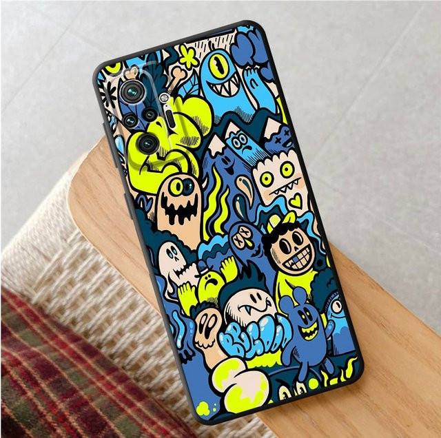 Monster Graffiti Soft Cover Handyhülle für Redmi Note Serie in Multicolour - Bild 1