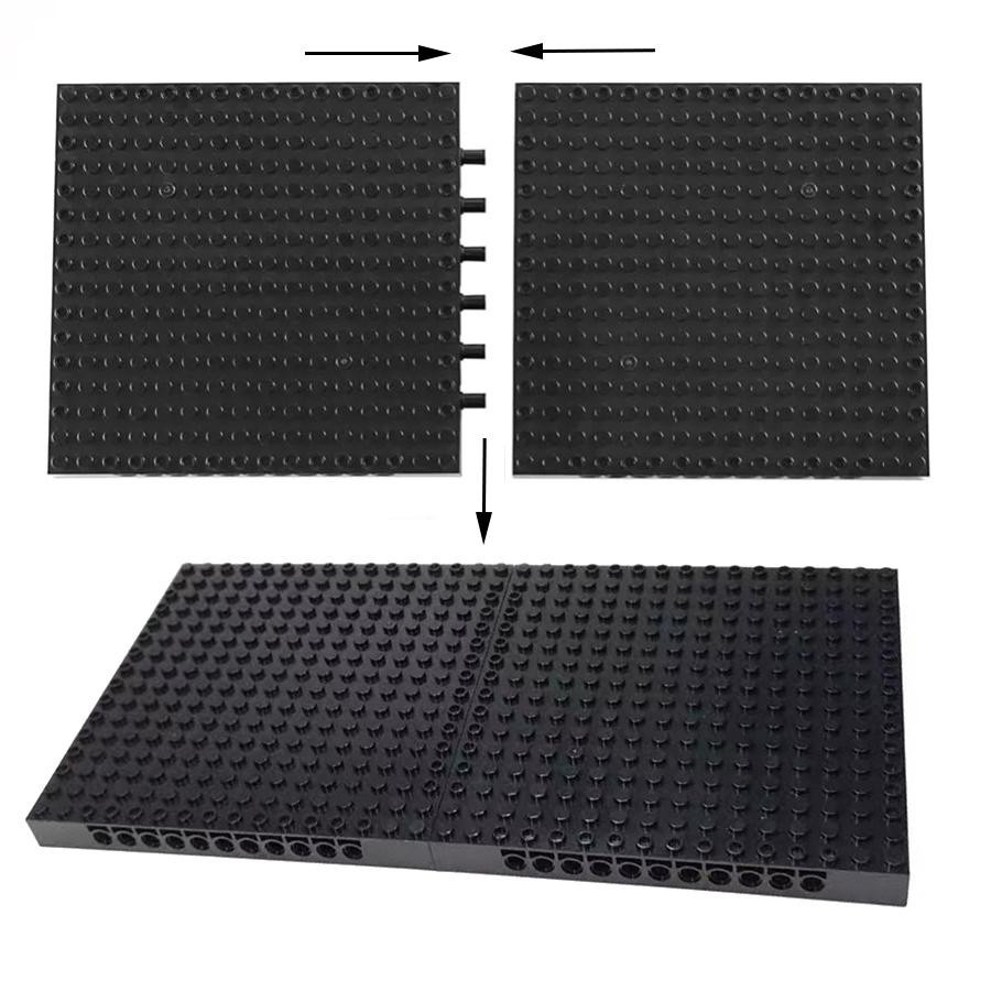 Yiran toy Bauplatten Grundplatte Schwarz 1-teiliges Set - Bild 3