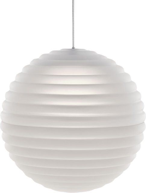 Tom Dixon Press Sphere LED-Pendelleuchte aus Glas in Weiß und Transparent, dimmbar, warmweiß 2700K - Bild 1