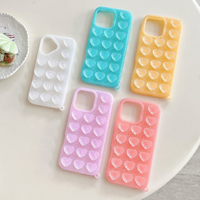 Stoßfeste 3D-Silikonhülle mit Saugnapf für Apple iPhone 17 16 15 14 13 12 11 Pro Max - Bild 1