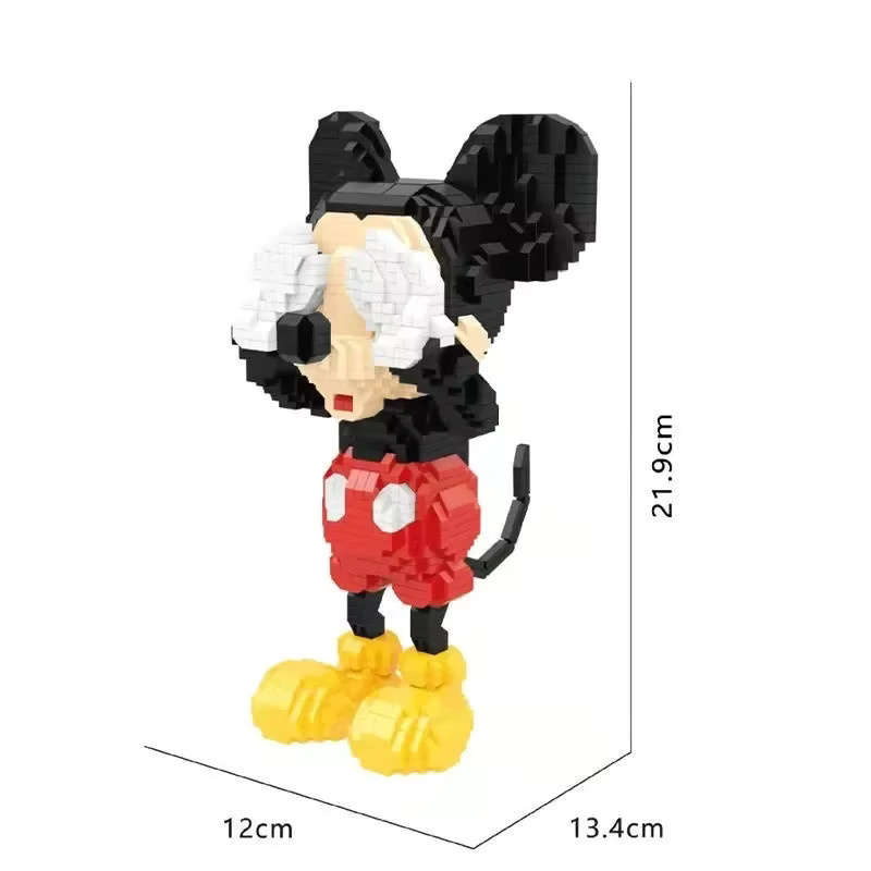 Potdemiel Disney Mickey und Minne Mikro Partikel Steine, Baustein Modell - Bild 4