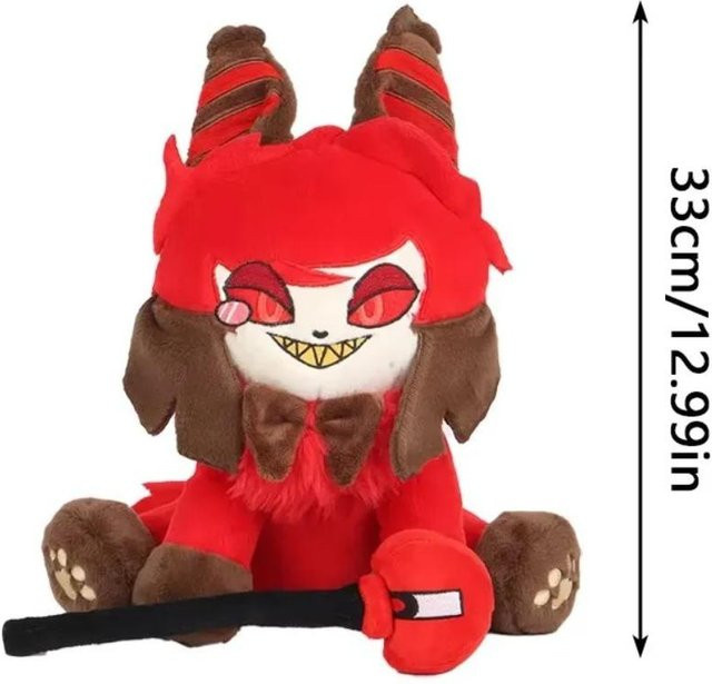 DOYOUDO Hazbin Hotel Plüschtier Angel Dust Plüschpuppe ab 3–6 Jahren - Bild 1