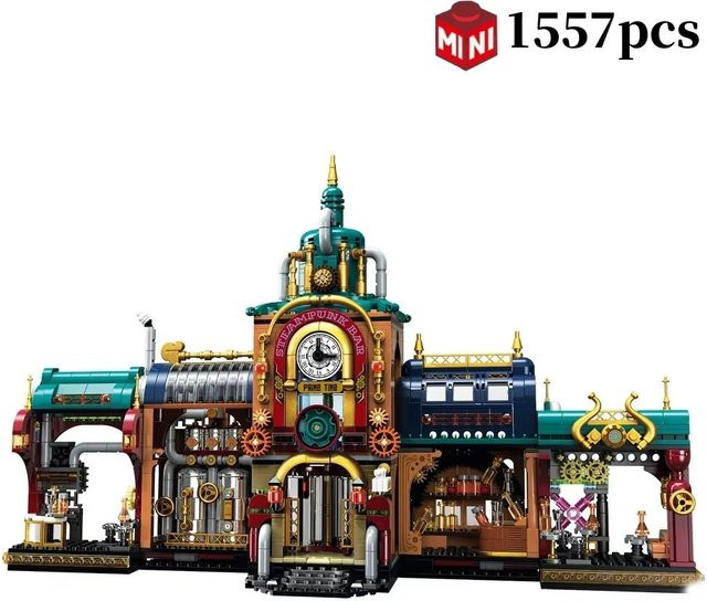 Linyi toy Steampunk Architektur Straße Buntes Konstruktionsset ab 14 Jahren - Bild 1