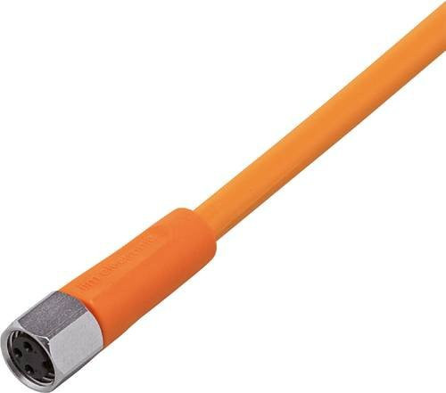 Ifm Electronic EVT125 Anschlussleitung mit Buchse, gerade, 3-polig, orange, 25 m - Bild 1
