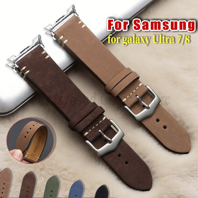 crazyband Uhrenarmband Leder, Mattes Rindsleder, Unisex - Bild 1