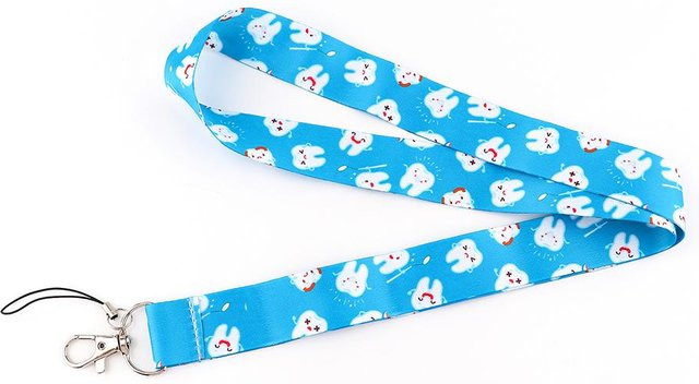 A Family Of Home Textiles Lanyard mit Cartoon-Motiv für Zahnärzte und medizinisches Personal, Farbe: Blau/Silber, Material: Kunststoff, Unisex - Bild 1