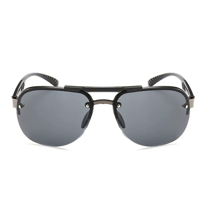 Sonnenbrille Aviator, Unisex, Kunststoff, Schwarz - Bild 2