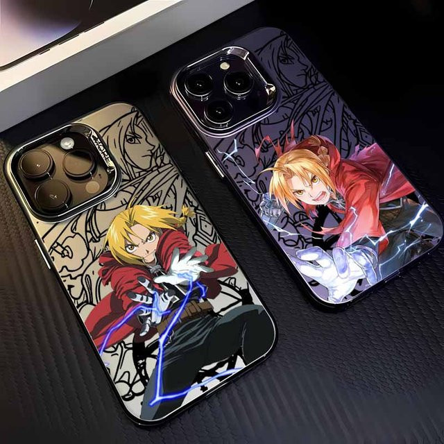 Fullmetal Alchemist Anime Silikon-Soft-Handyhülle für Apple iPhone 17 16 15 14 13 12 Pro Max Plus und mini in Bunt - Bild 1