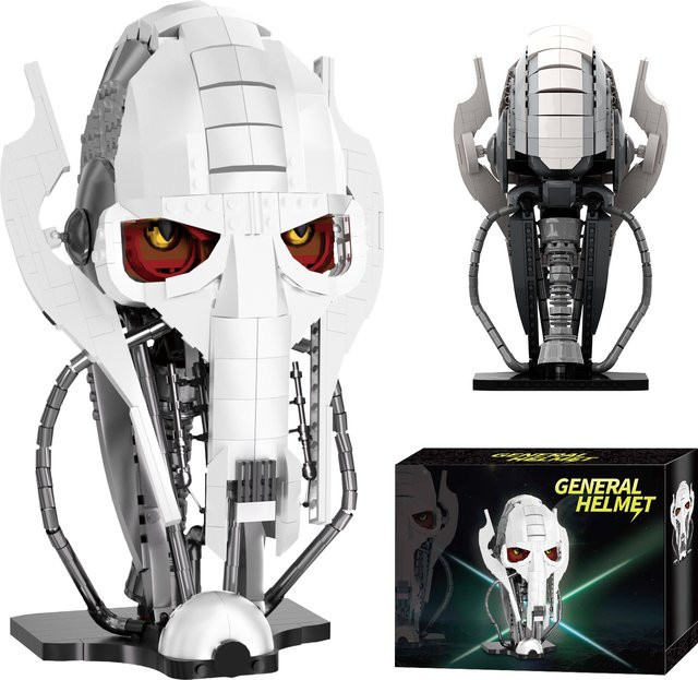 GOBRICKS Star Wars General Grievous Helm, Bausteine, ab 8 Jahren - Bild 1