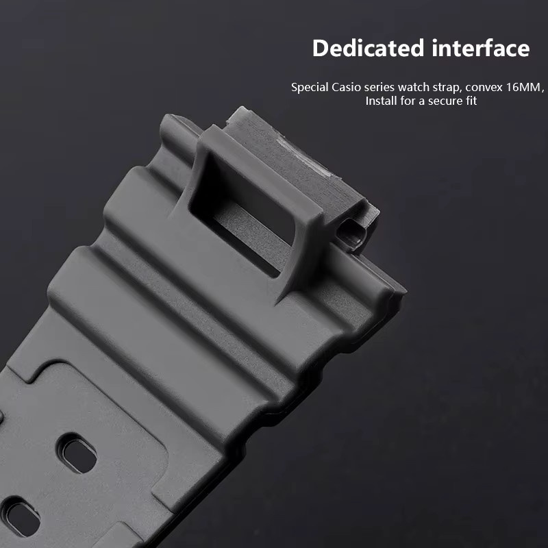 Casio Uhrenarmband Silikon, Unisex - Bild 2