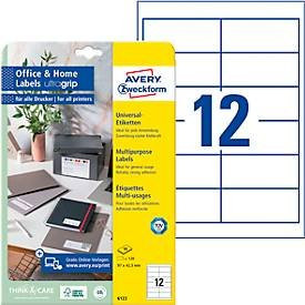 AVERY Zweckform Universal-Etiketten 6123, weiß, 120 Stück - Bild 2