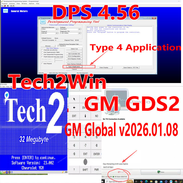 Tech2Win DPS Entwicklungs- und Programmiersystem Diagnose-Software-Paket für Opel und Saab (GDS2 Global v2026.01.08) - Bild 1