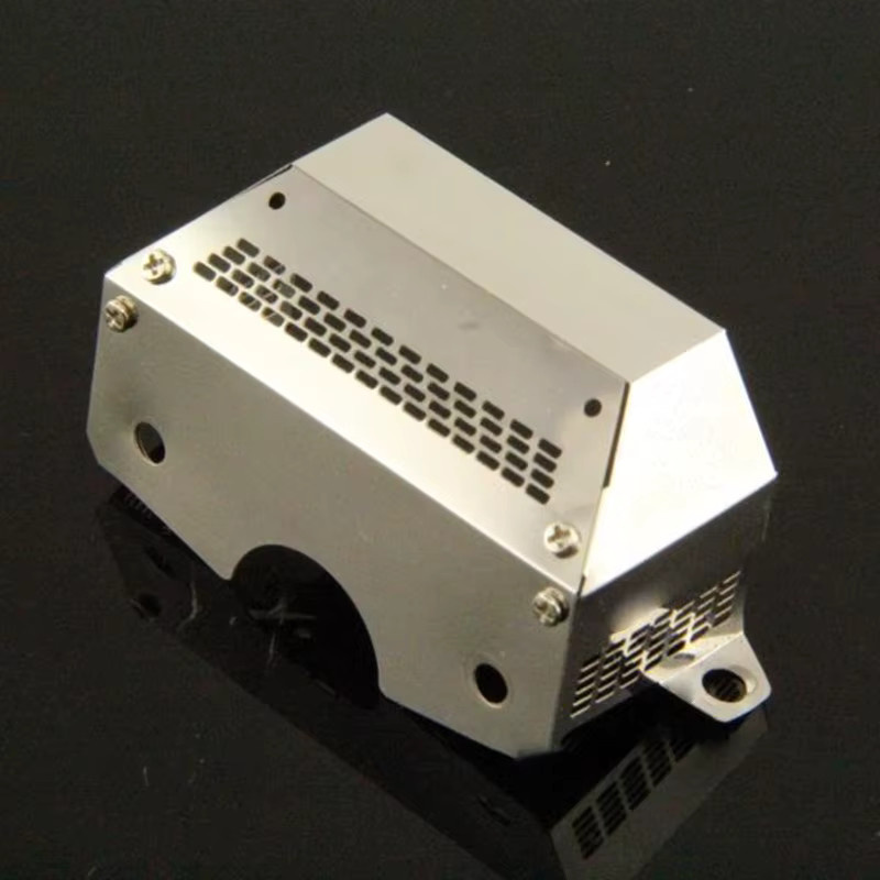 Tamiya Getriebe Abdeckung Dekorieren, Metall, Maßstab 1:14, Zubehör - Bild 3