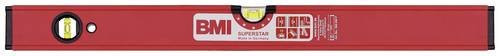 BMI Wasserwaage SUPERSTAR mit Magnet aus Aluminium, Farbe: Rot, Breite: 80 cm - Bild 1