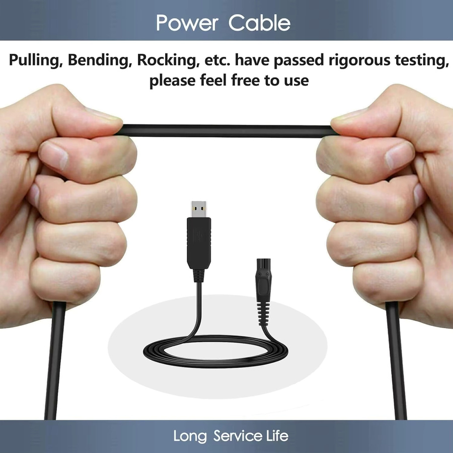 Brangdy USB-Ladekabel für Philips Norelco OneBlade Elektrorasierer - Bild 5