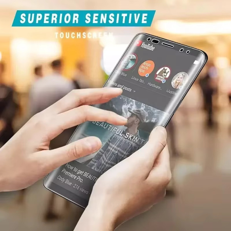 2 Stück Hydrogel Displayschutzfolie für Motorola Moto G Play und Moto G Stylus 5G, Set aus matt und transparent mit Anti-Blau-Filter - Bild 4