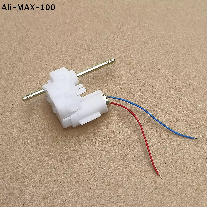 AyS Mini 614 kernloser Getriebemotor DC 3,7V 390RPM Doppelwellen-Mikro-Getriebemotor, DIY Hobby Spielzeugauto - Bild 2