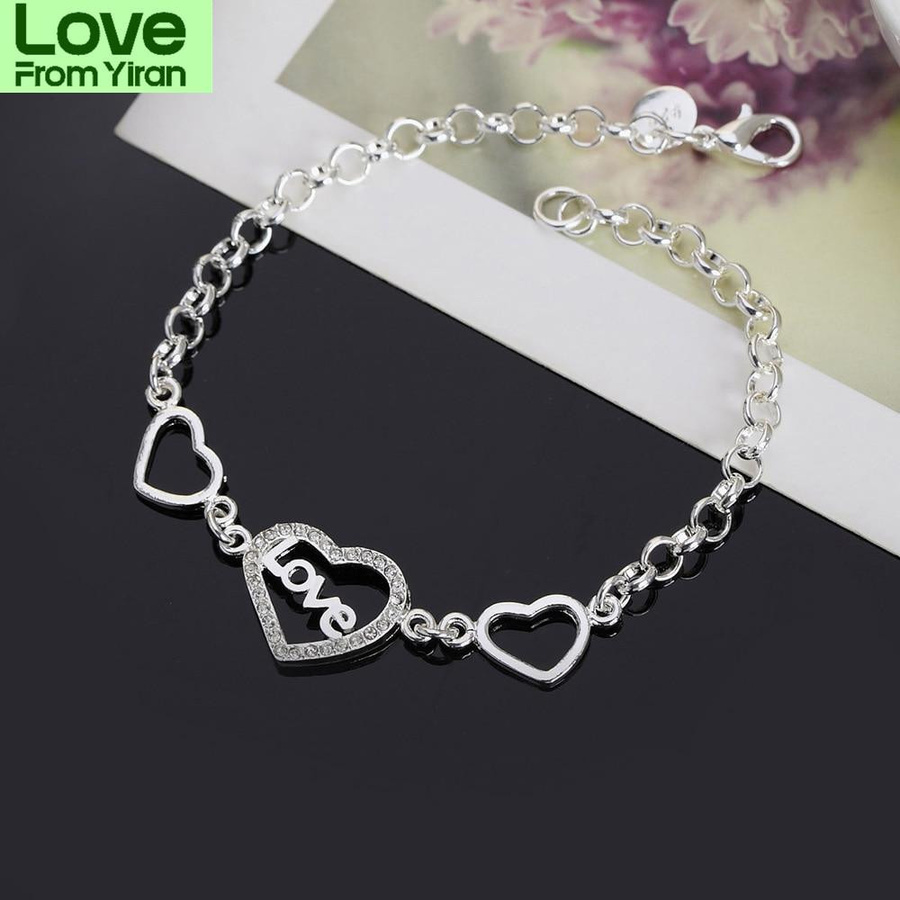 YIRAN Jewelry Armband, 925 Silber, Zirkonia, Damen - Bild 2