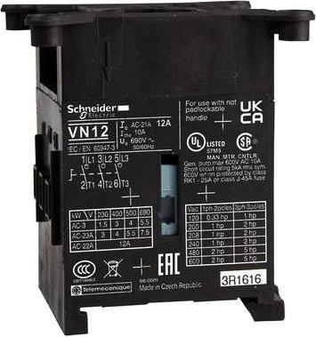 Schneider Electric VN12 Lasttrennschaltermodul in Schwarz - Bild 1