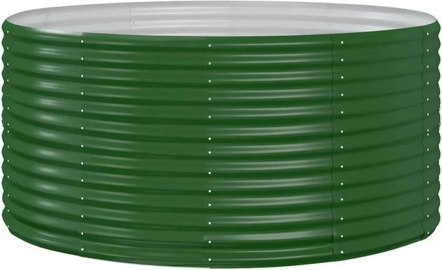 Furnicato Garten-Hochbeet aus verzinktem Stahl in Grün, B/T/H: 140 x 140 x 68 cm - Bild 1