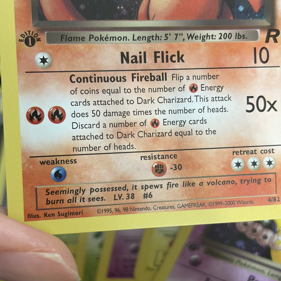 Bandai Pokémon Team Rocket 1st Edition Sammel-DIY-Karten, 2000-teiliges Set - Bild 5