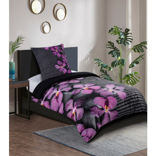 Sanilo Bettwäsche Vanda 2-teilig aus Baumwolle, Lila, B/H: 135 x 200 cm, Kissen: 80 x 80 cm - Bild 4