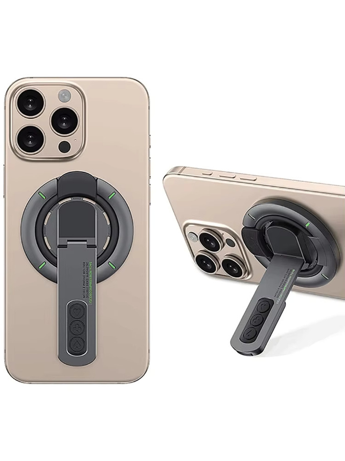Magnetischer Fingerring und tragbarer Smartphone-Halter mit 360 Grad Rotation, universeller Desktop-Telefonständer in Weiß - Bild 7