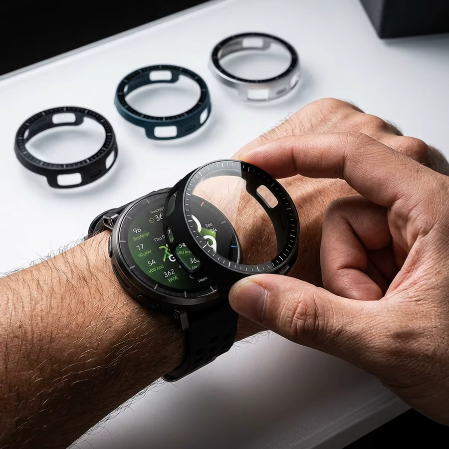 FancyWrist Schutzhülle für Amazfit Active 3 Premium, PC, kratzfester Rahmen - Bild 3