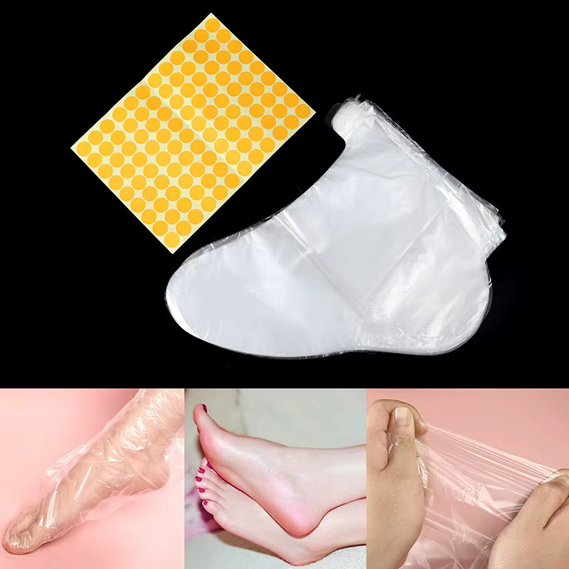 Sommer4 Einweg-Peeling-Fußmasken, 100 Stück, Transparent - Bild 3